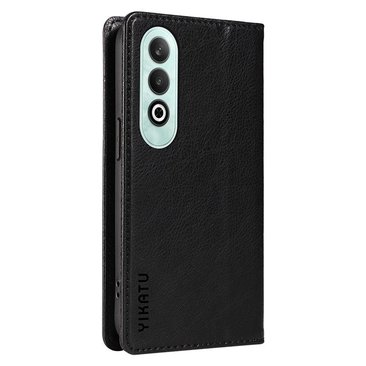 YIKATU YK-006 For OnePlus Nord CE4 5G Case Wallet PU Leather Stand Phone Cover Wholesale - Black