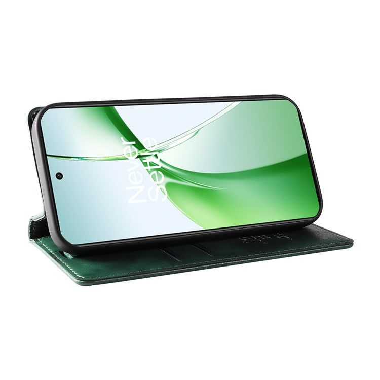 YIKATU YK-006 For OnePlus Nord CE4 5G Case Wallet PU Leather Stand Phone Cover Wholesale - Green