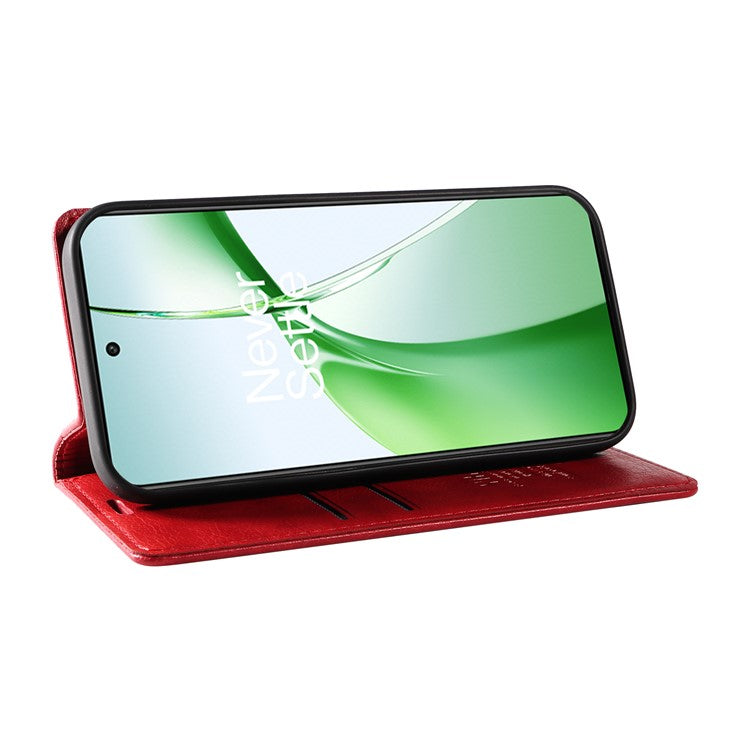 YIKATU YK-006 For OnePlus Nord CE4 5G Case Wallet PU Leather Stand Phone Cover Wholesale - Red