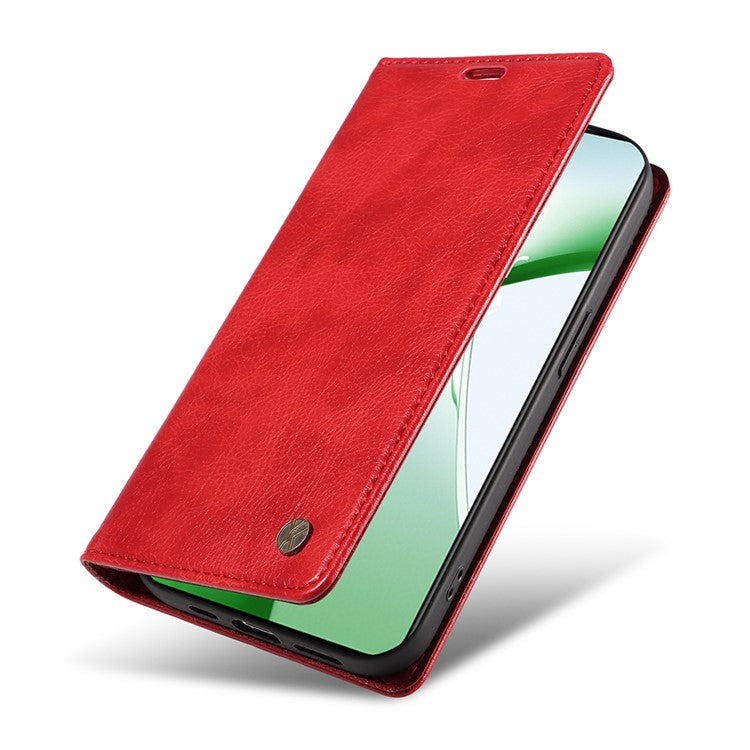 YIKATU YK-006 For OnePlus Nord CE4 5G Case Wallet PU Leather Stand Phone Cover Wholesale - Red