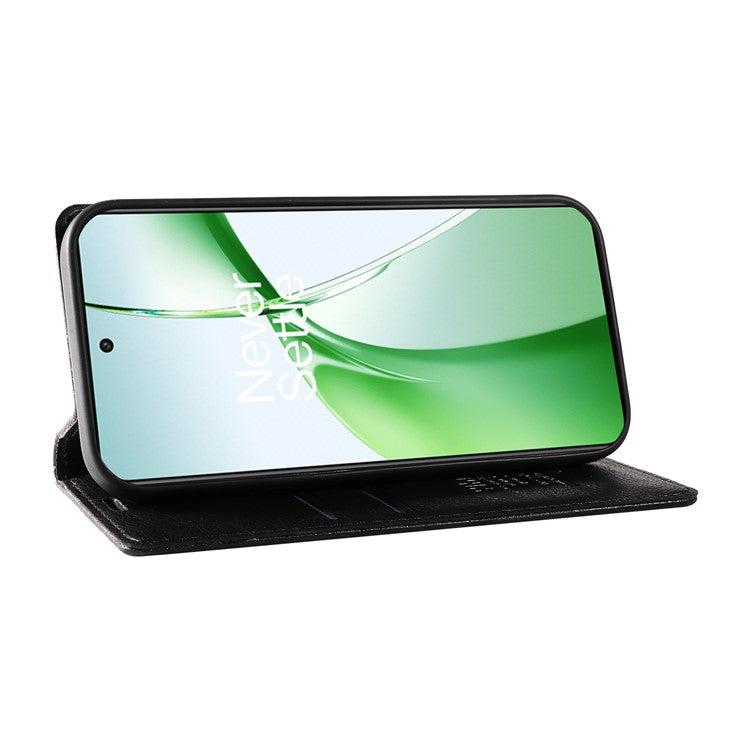 YIKATU YK-006 For OnePlus Nord CE4 5G Case Wallet PU Leather Stand Phone Cover Wholesale - Navy Blue