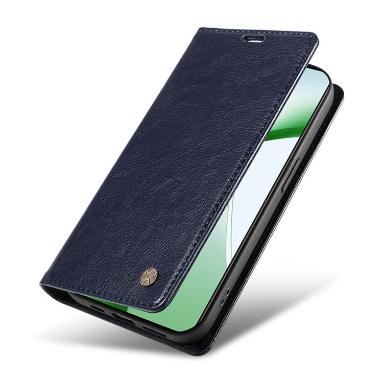 YIKATU YK-006 For OnePlus Nord CE4 5G Case Wallet PU Leather Stand Phone Cover Wholesale - Navy Blue