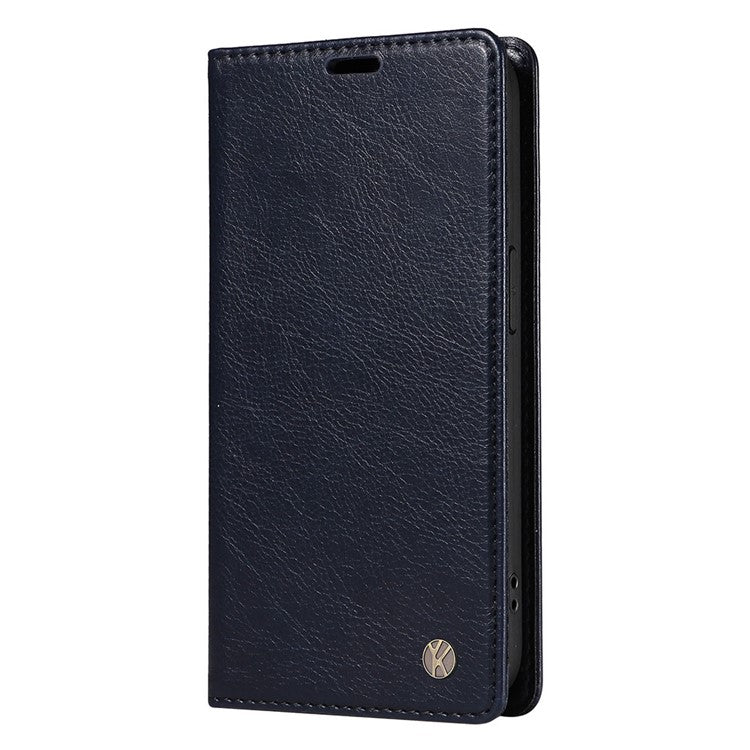 YIKATU YK-006 For OnePlus Nord CE4 5G Case Wallet PU Leather Stand Phone Cover Wholesale - Navy Blue