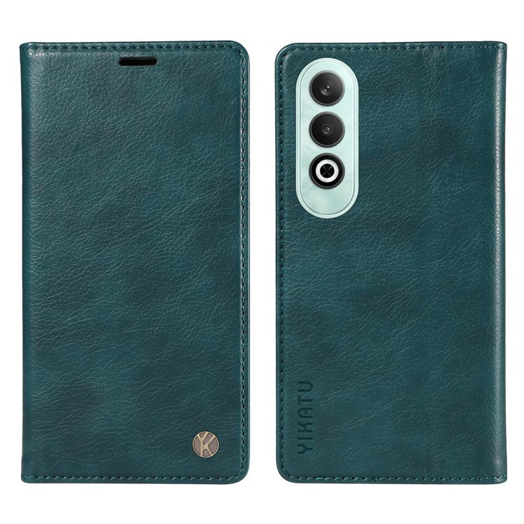 YIKATU YK-006 For OnePlus Nord CE4 5G Case Wallet PU Leather Stand Phone Cover Wholesale - Blue