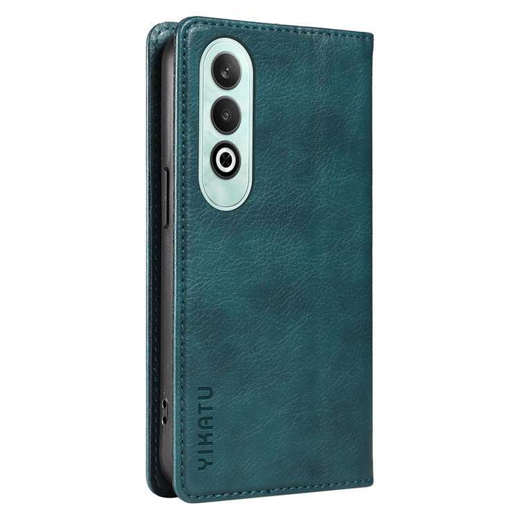 YIKATU YK-006 For OnePlus Nord CE4 5G Case Wallet PU Leather Stand Phone Cover Wholesale - Blue