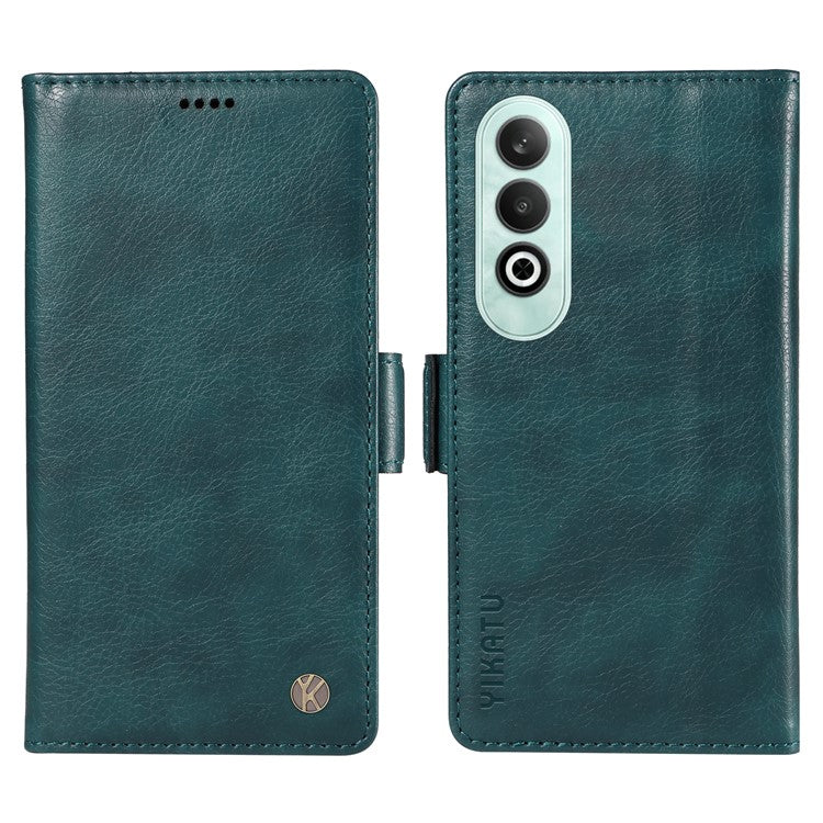 YIKATU YK-007 For OnePlus Nord CE4 5G Case PU Leather Litchi Texture Stand Magnetic Phone Cover - Blue