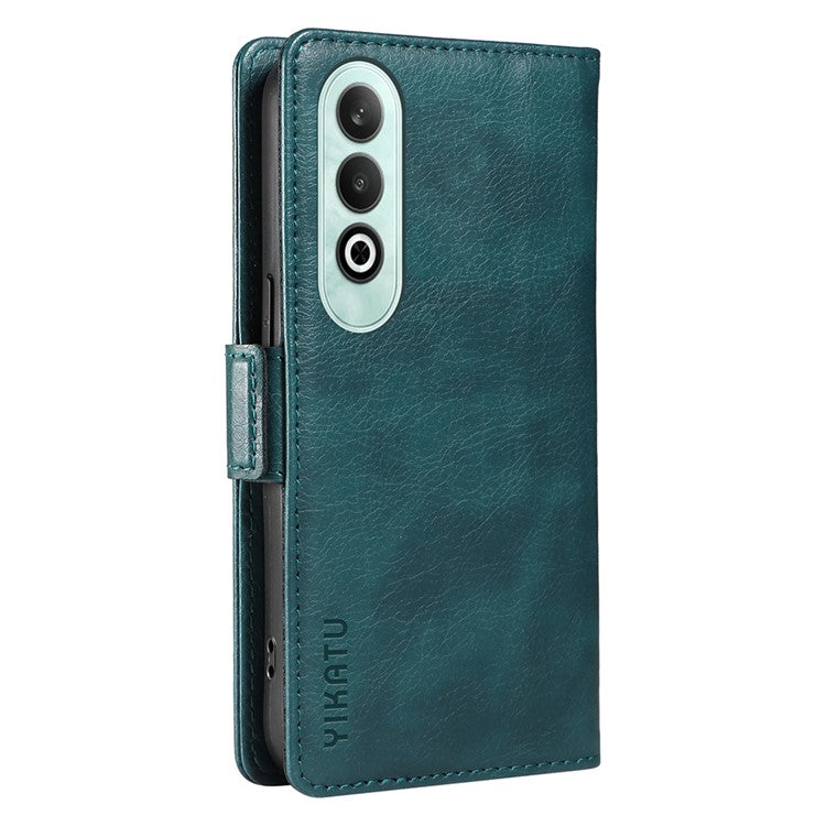 YIKATU YK-007 For OnePlus Nord CE4 5G Case PU Leather Litchi Texture Stand Magnetic Phone Cover - Blue