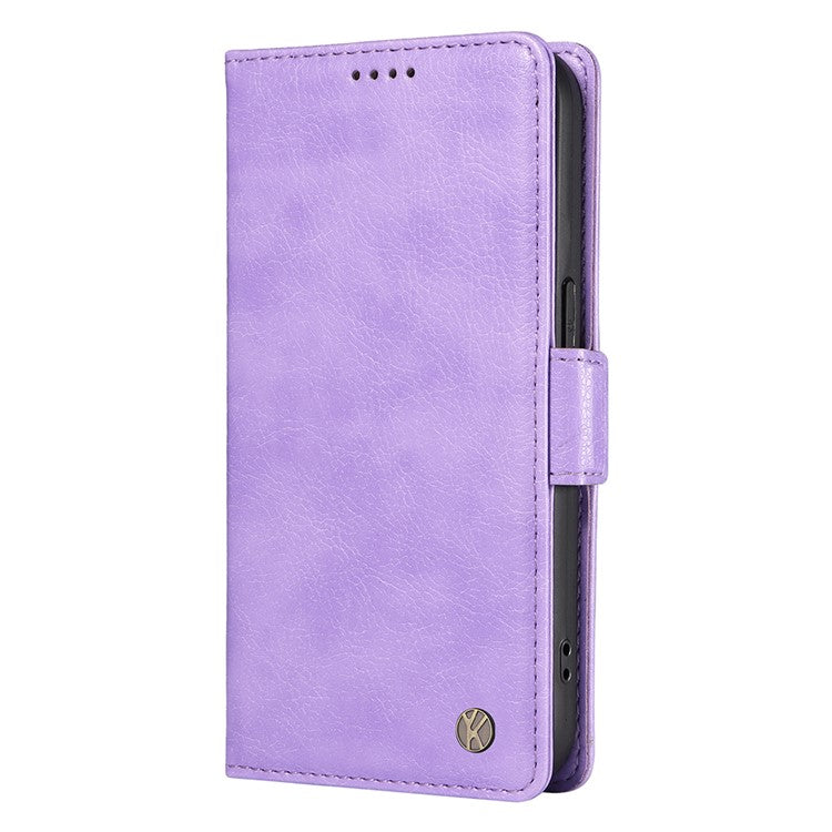 YIKATU YK-007 For OnePlus Nord CE4 5G Case PU Leather Litchi Texture Stand Magnetic Phone Cover - Purple