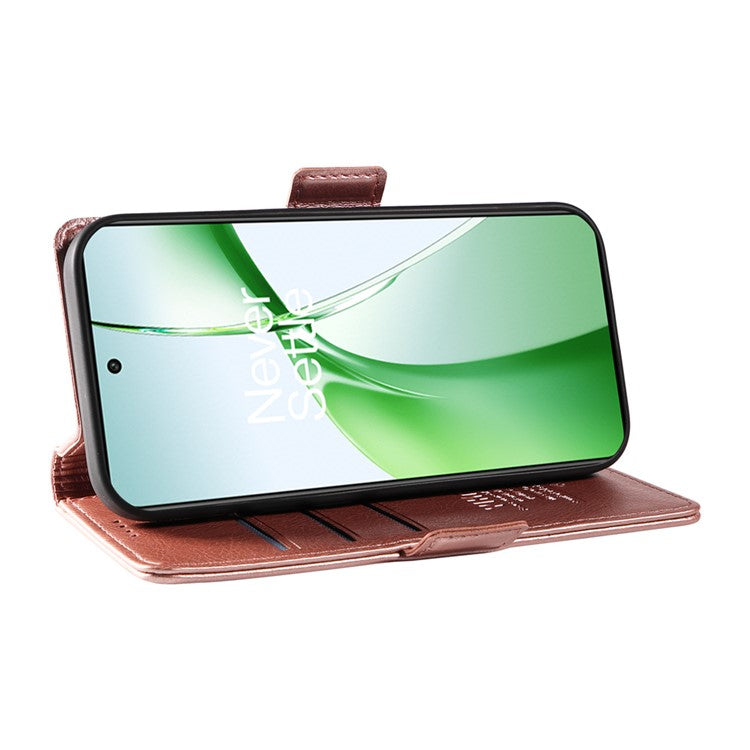 YIKATU YK-007 For OnePlus Nord CE4 5G Case PU Leather Litchi Texture Stand Magnetic Phone Cover - Rose Gold