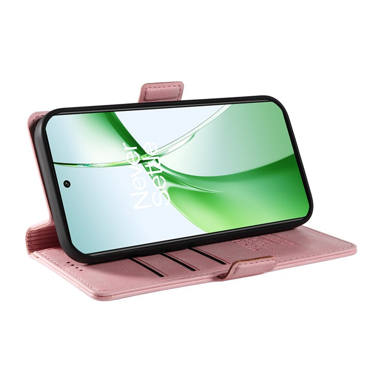 YIKATU YK-007 For OnePlus Nord CE4 5G Case PU Leather Litchi Texture Stand Magnetic Phone Cover - Pink