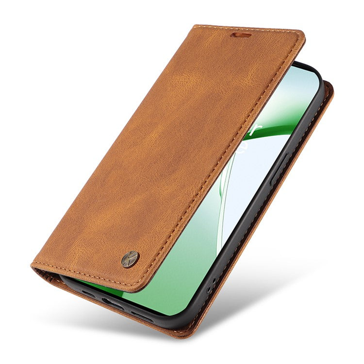 YIKATU YK-004 For OnePlus Nord CE4 5G Case PU Leather Card Slots Wallet Phone Cover - Brown