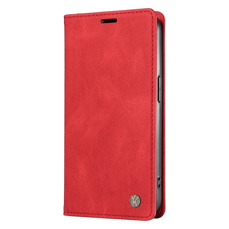 YIKATU YK-004 For OnePlus Nord CE4 5G Case PU Leather Card Slots Wallet Phone Cover - Red