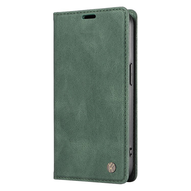 YIKATU YK-004 For OnePlus Nord CE4 5G Case PU Leather Card Slots Wallet Phone Cover - Green