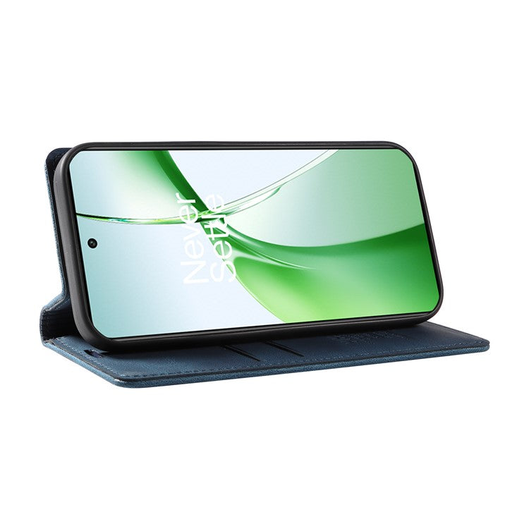 YIKATU YK-004 For OnePlus Nord CE4 5G Case PU Leather Card Slots Wallet Phone Cover - Blue