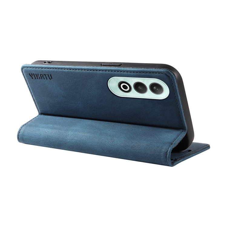 YIKATU YK-004 For OnePlus Nord CE4 5G Case PU Leather Card Slots Wallet Phone Cover - Blue