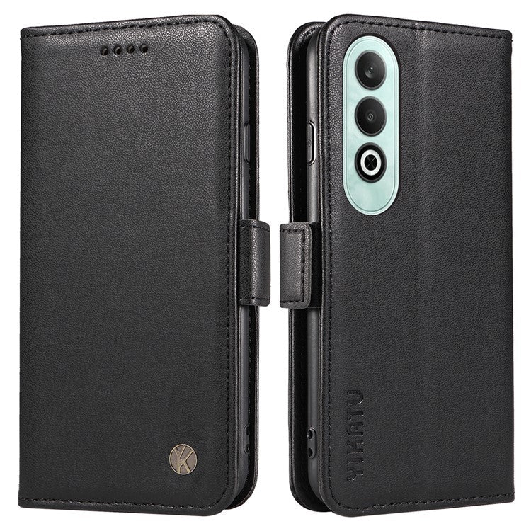 YIKATU YK-003 For OnePlus Nord CE4 5G Wallet Case Leather Phone Cover Wholesale - Black