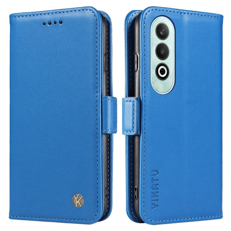 YIKATU YK-003 For OnePlus Nord CE4 5G Wallet Case Leather Phone Cover Wholesale - Sky Blue