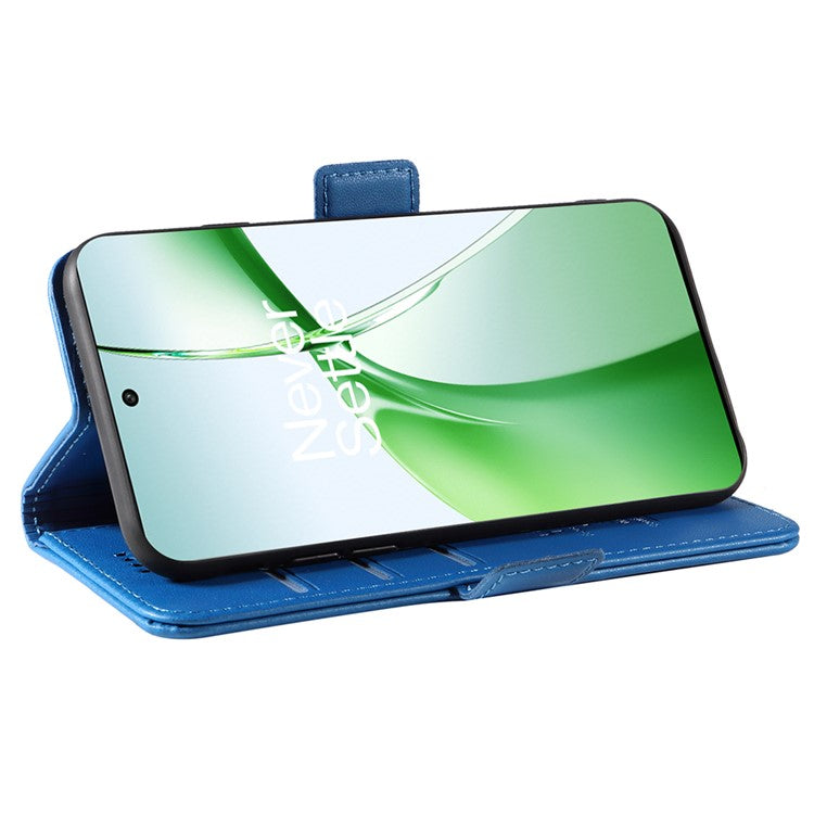 YIKATU YK-003 For OnePlus Nord CE4 5G Wallet Case Leather Phone Cover Wholesale - Sky Blue
