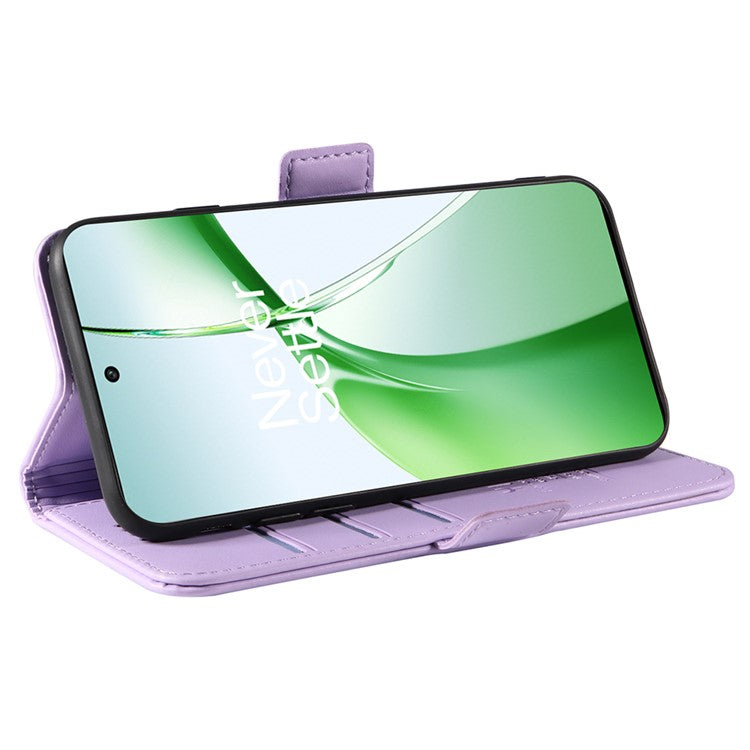 YIKATU YK-003 For OnePlus Nord CE4 5G Wallet Case Leather Phone Cover Wholesale - Light Purple