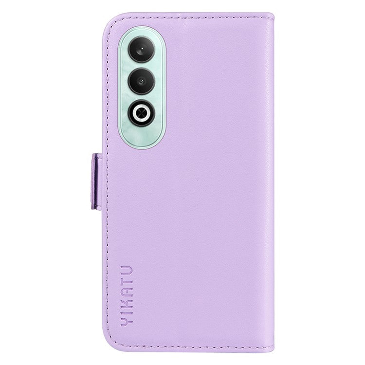 YIKATU YK-003 For OnePlus Nord CE4 5G Wallet Case Leather Phone Cover Wholesale - Light Purple