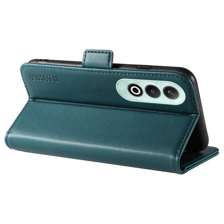 YIKATU YK-003 For OnePlus Nord CE4 5G Wallet Case Leather Phone Cover Wholesale - Green