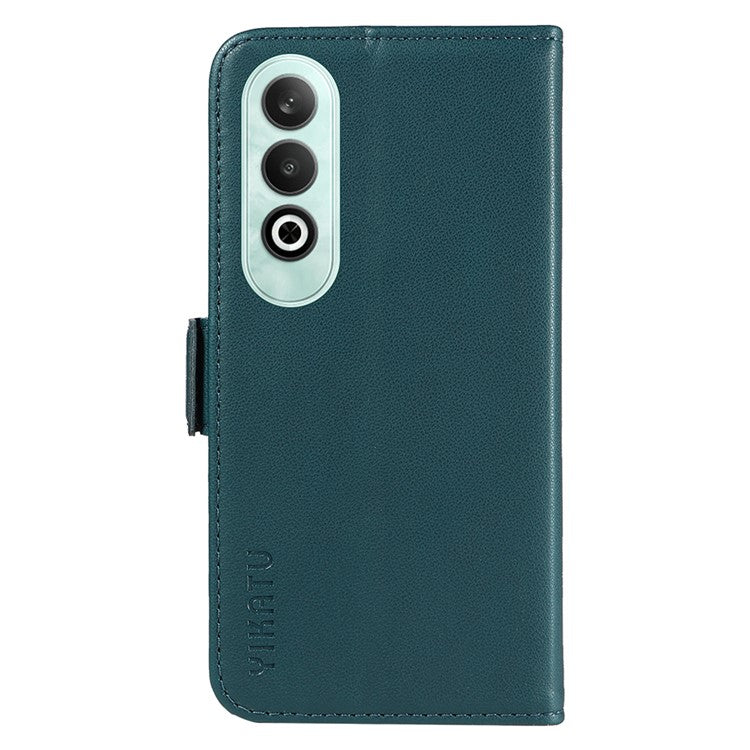 YIKATU YK-003 For OnePlus Nord CE4 5G Wallet Case Leather Phone Cover Wholesale - Green