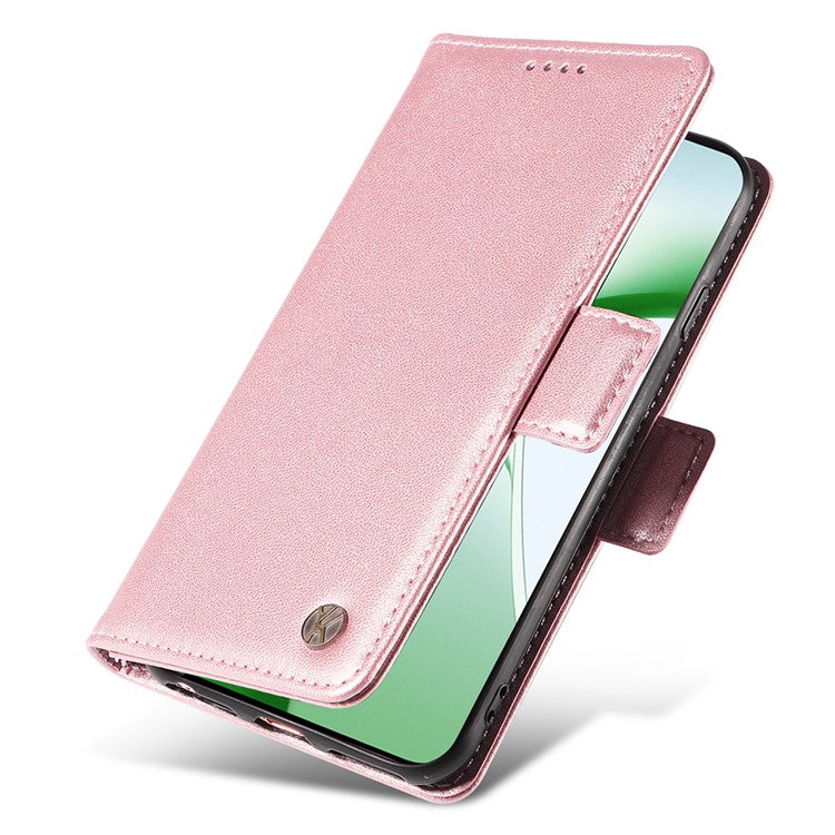 YIKATU YK-003 For OnePlus Nord CE4 5G Wallet Case Leather Phone Cover Wholesale - Rose Gold