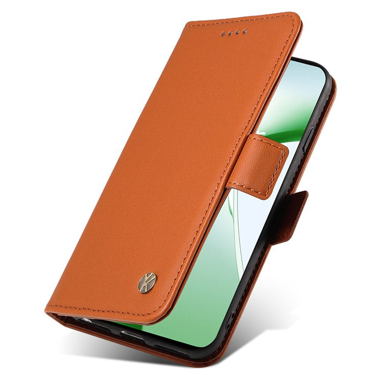 YIKATU YK-003 For OnePlus Nord CE4 5G Wallet Case Leather Phone Cover Wholesale - Brown