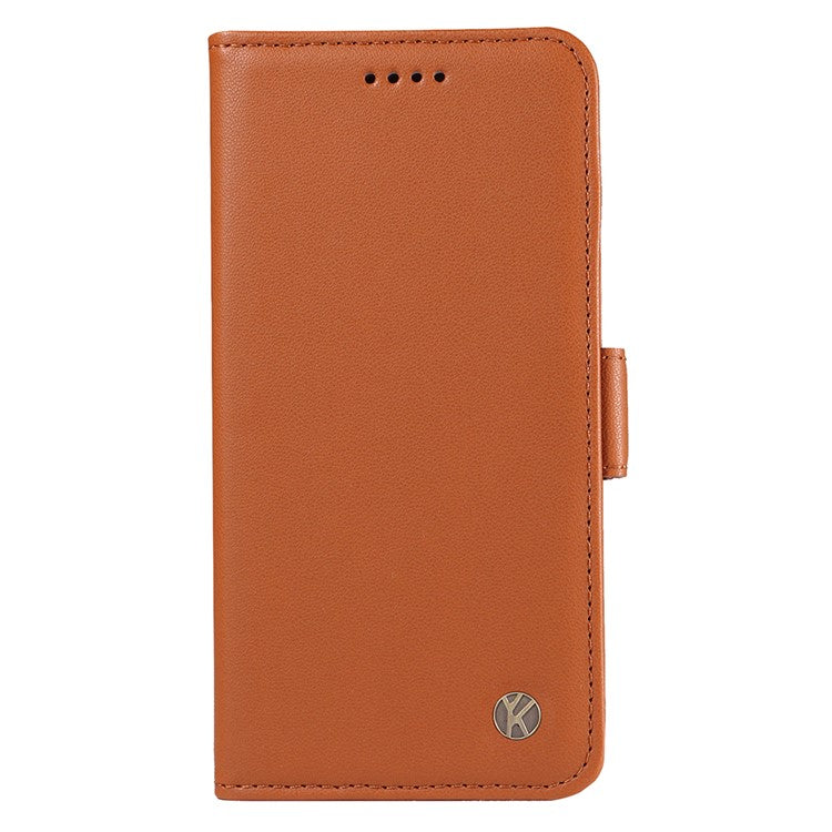 YIKATU YK-003 For OnePlus Nord CE4 5G Wallet Case Leather Phone Cover Wholesale - Brown