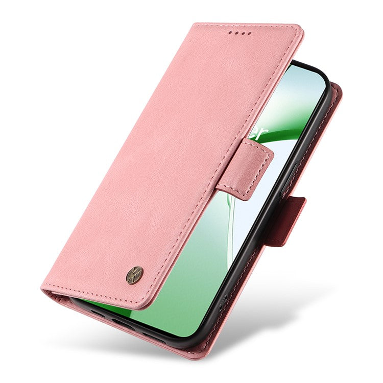 YIKATU YK-005 For OnePlus Nord CE4 5G Case Leather Folio Flip Stand Protective Phone Cover - Pink