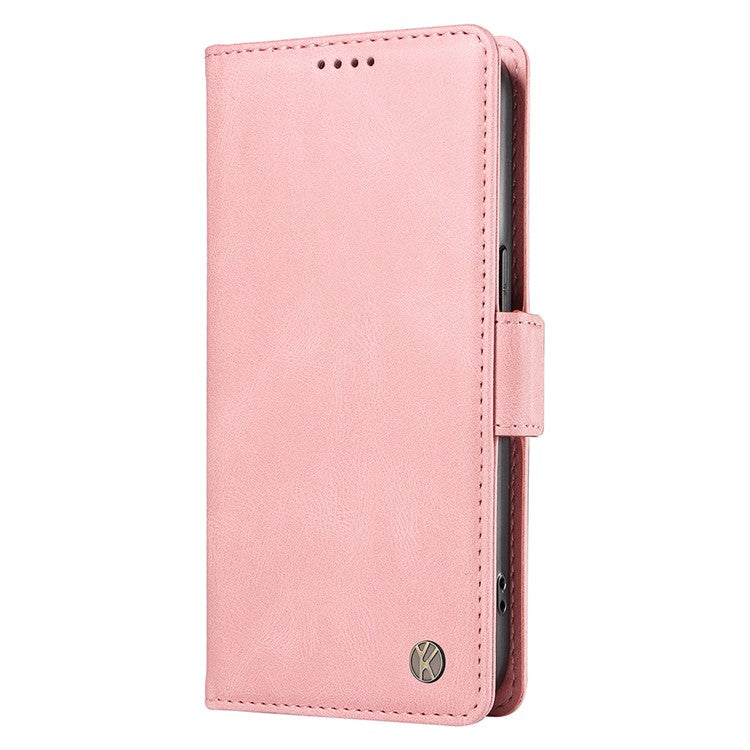 YIKATU YK-005 For OnePlus Nord CE4 5G Case Leather Folio Flip Stand Protective Phone Cover - Pink