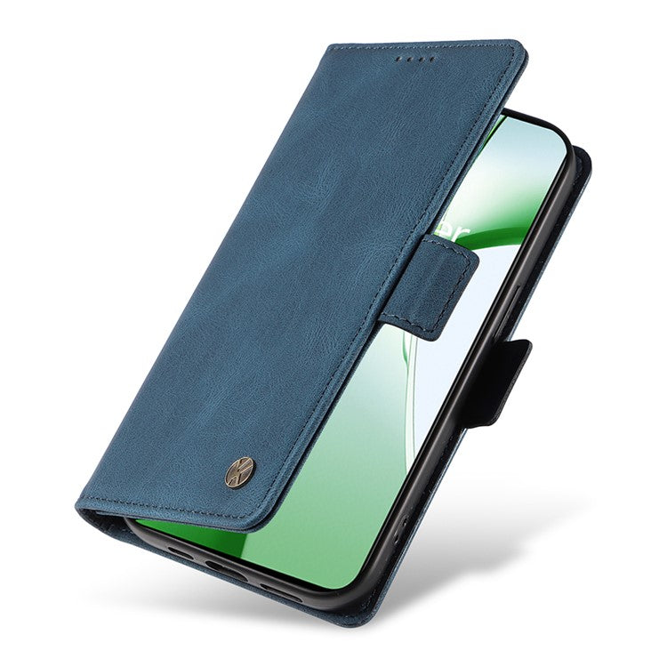 YIKATU YK-005 For OnePlus Nord CE4 5G Case Leather Folio Flip Stand Protective Phone Cover - Blue