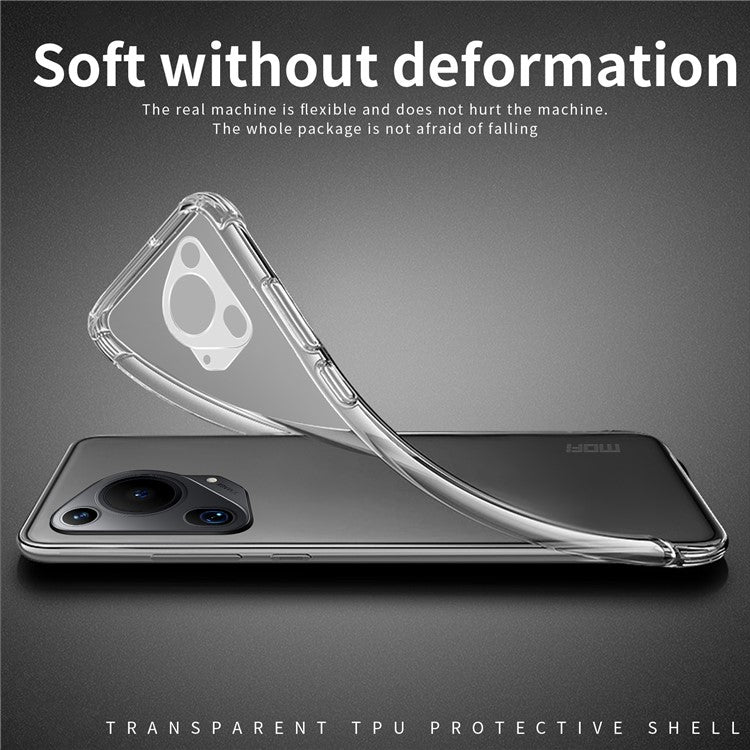 MOFI For Huawei Pura 70 Ultra Case Slim Transparent TPU Protective Phone Cover