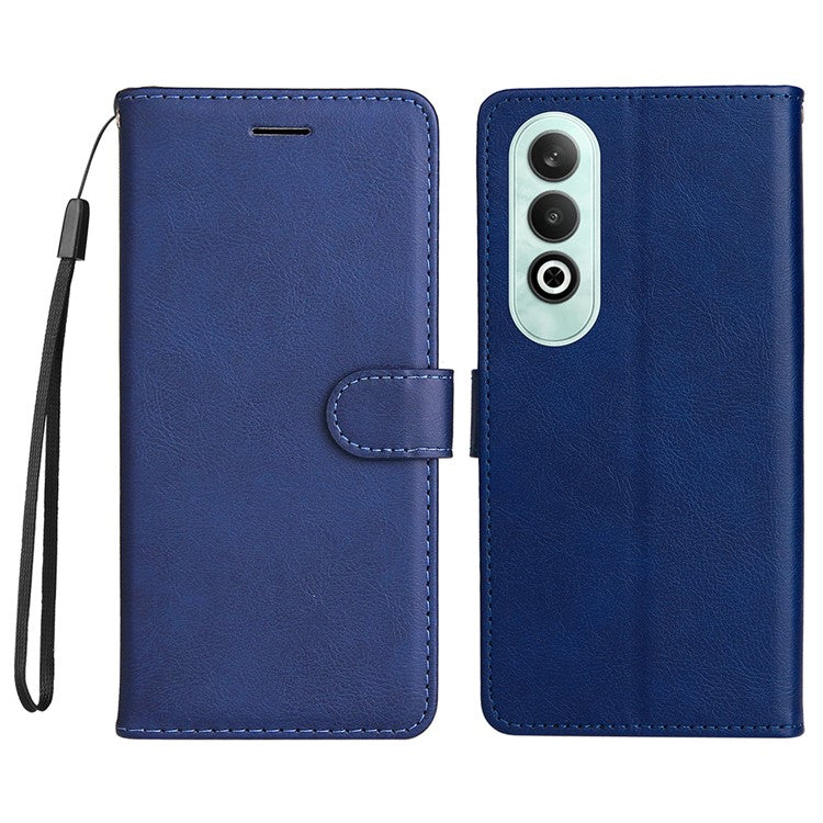 KT Leather Series-2 for OnePlus Nord CE4 5G Leather Case Folio Flip Wallet Phone Cover - Blue