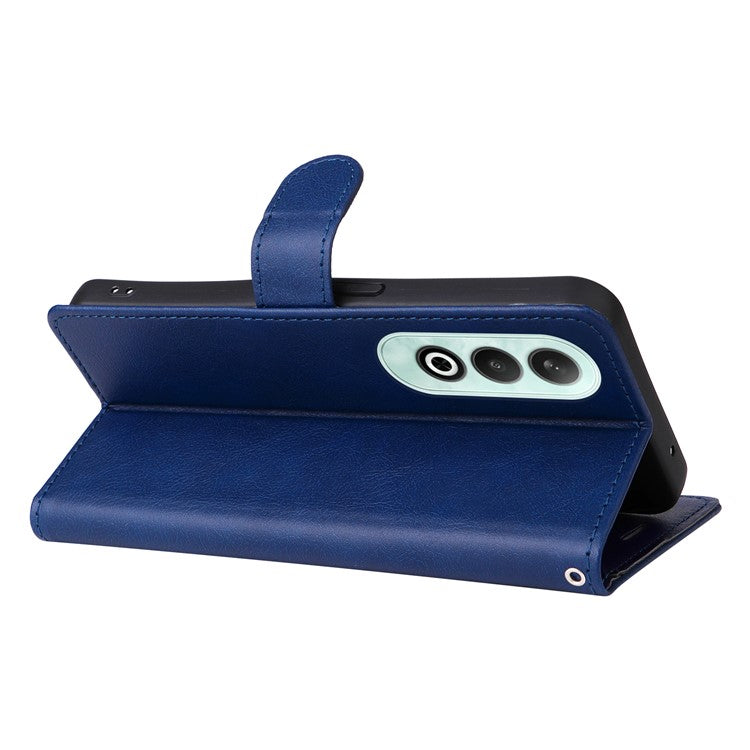 KT Leather Series-2 for OnePlus Nord CE4 5G Leather Case Folio Flip Wallet Phone Cover - Blue