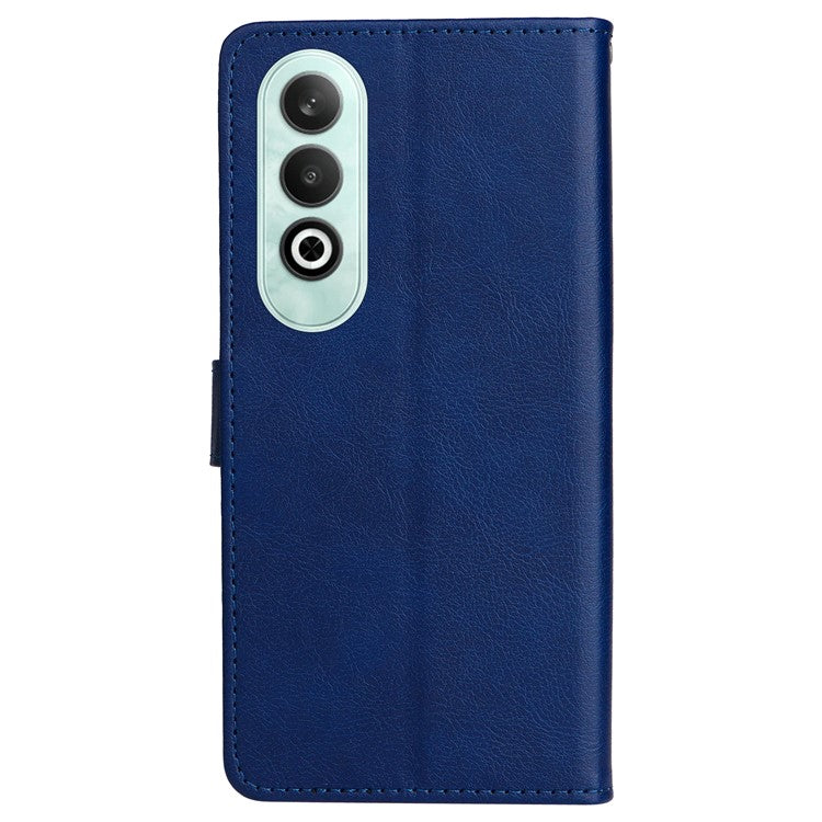KT Leather Series-2 for OnePlus Nord CE4 5G Leather Case Folio Flip Wallet Phone Cover - Blue