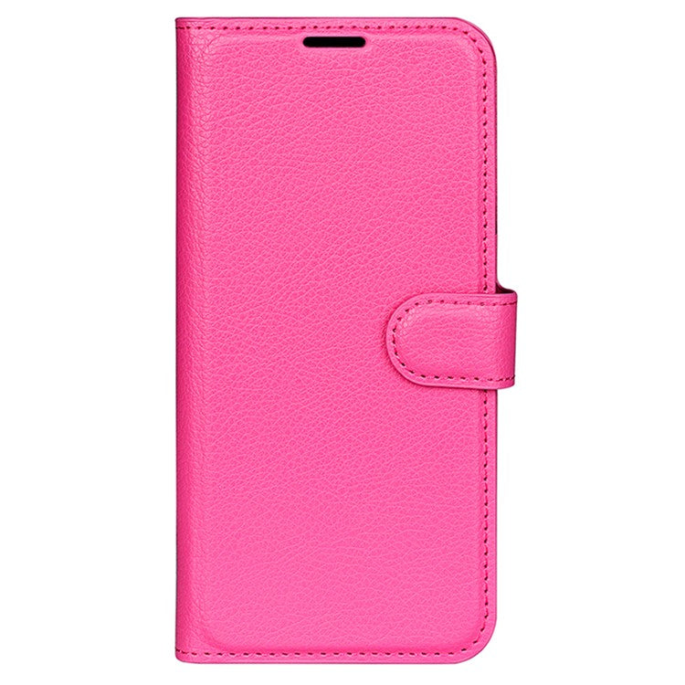 For Huawei Pura 70 Ultra Case Litchi Texture Leather Folio Flip Wallet Phone Cover - Rose