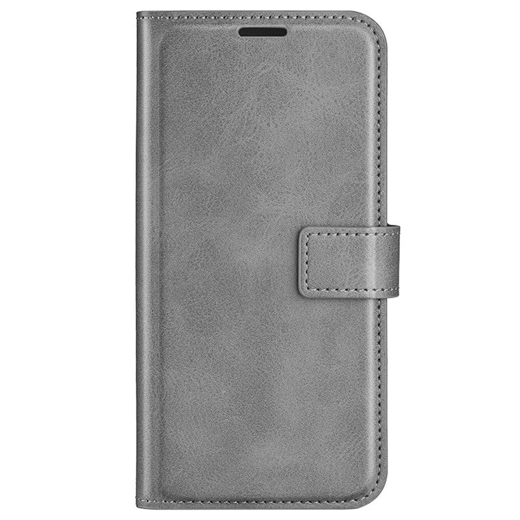 For OnePlus Ace 3V 5G Case Leather Phone Cover with Wallet Card Slots - Grey
