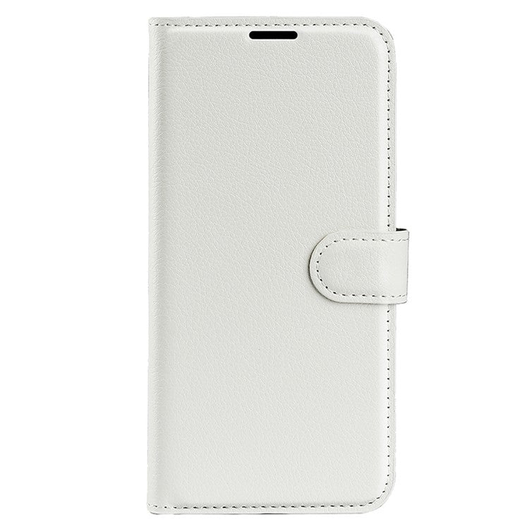 For OnePlus Ace 3V 5G Case PU Leather Litchi Texture Flip Wallet Phone Cover - White