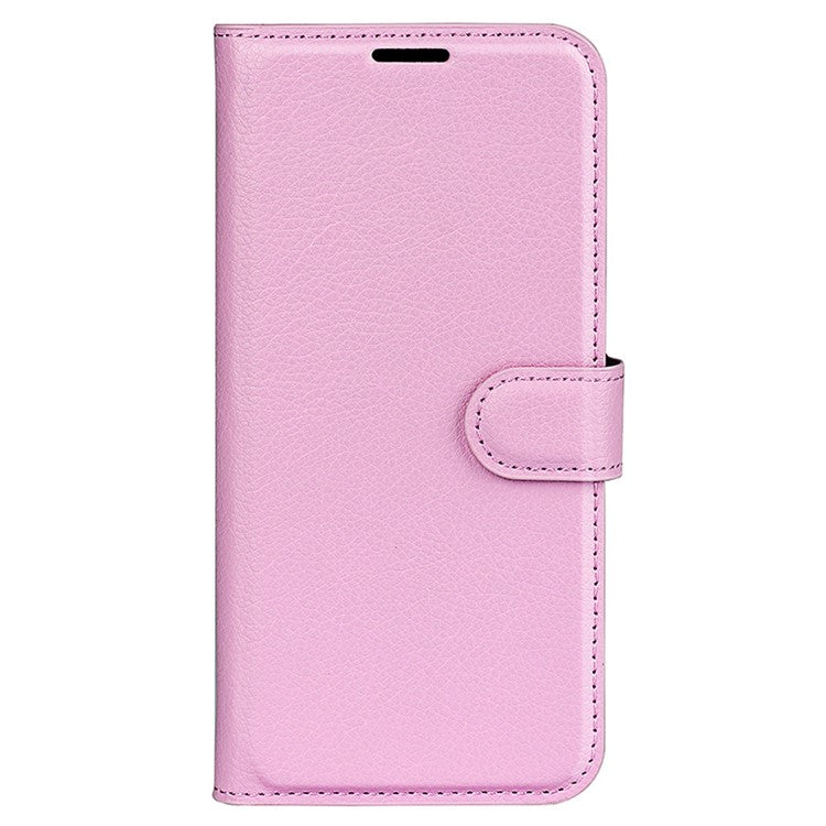 For OnePlus Ace 3V 5G Case PU Leather Litchi Texture Flip Wallet Phone Cover - Pink