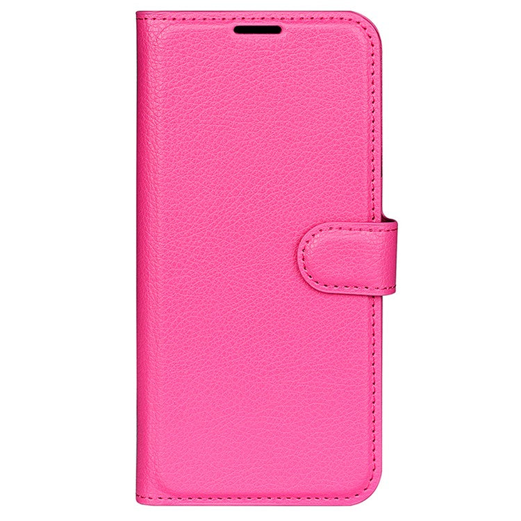For OnePlus Ace 3V 5G Case PU Leather Litchi Texture Flip Wallet Phone Cover - Rose