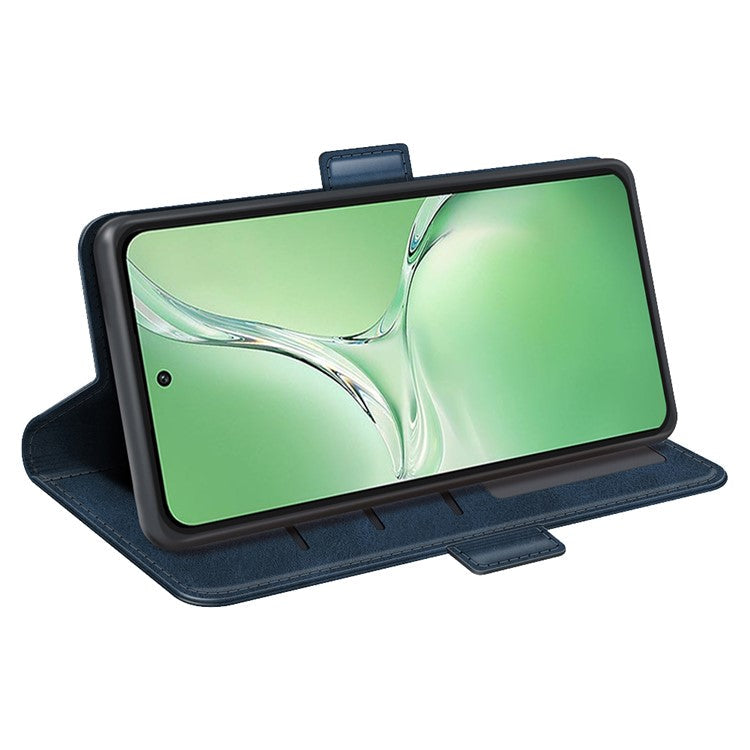 For OnePlus Nord CE4 5G / Oppo K12 Leather Wallet Cover Mobile Phone Case Wholesale - Blue