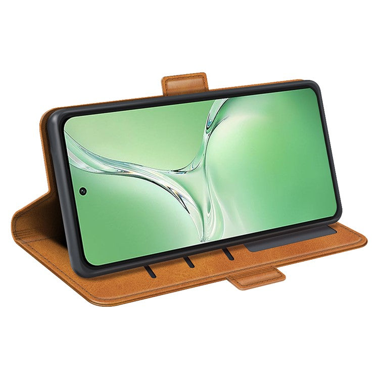 For OnePlus Nord CE4 5G / Oppo K12 Leather Wallet Cover Mobile Phone Case Wholesale - Yellow