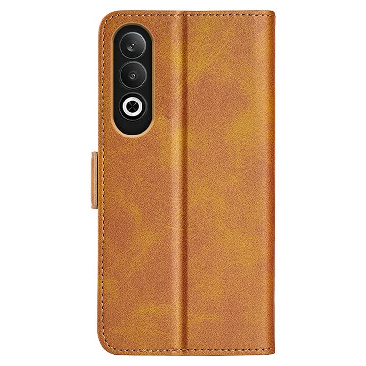 For OnePlus Nord CE4 5G / Oppo K12 Leather Wallet Cover Mobile Phone Case Wholesale - Yellow