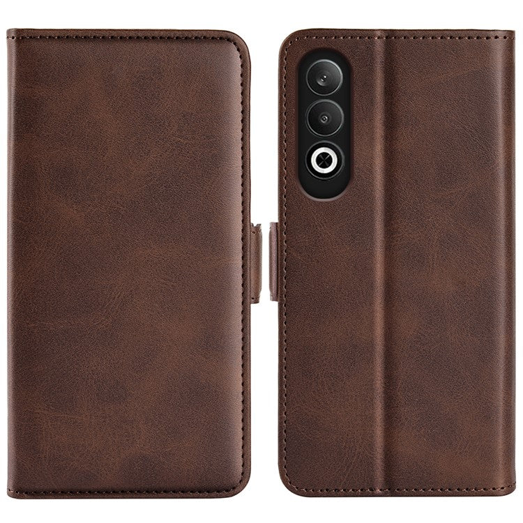For OnePlus Nord CE4 5G / Oppo K12 Leather Wallet Cover Mobile Phone Case Wholesale - Brown