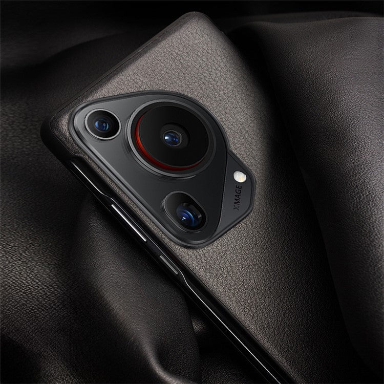 QIALINO For Huawei Pura 70 Ultra Case View Window Flip Genuine Cow Leather Slim Phone Cover