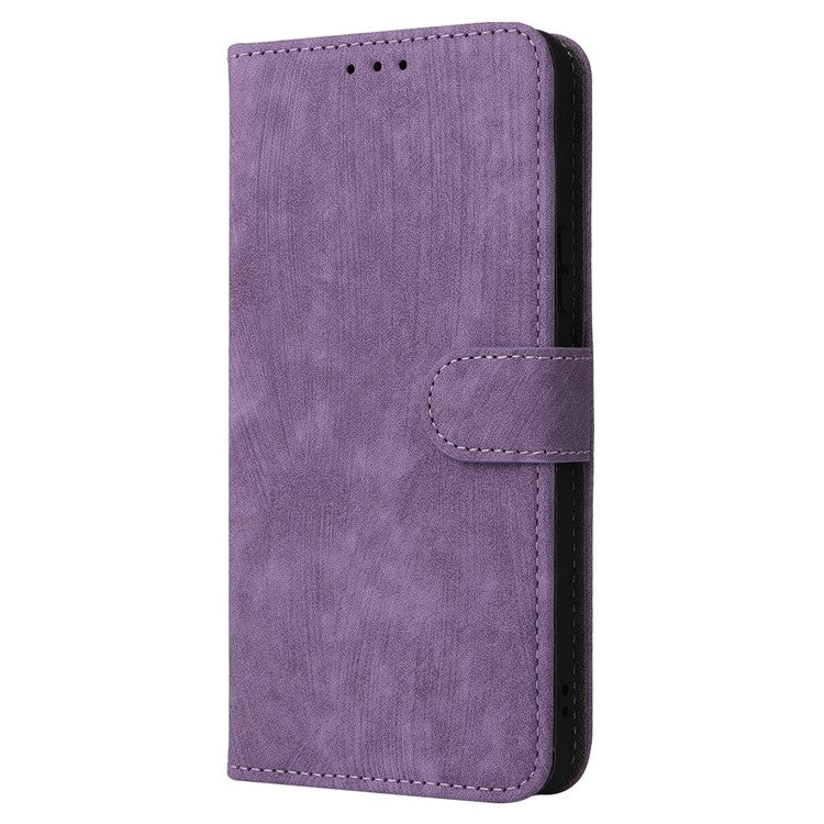 For Huawei Pura 70 Wallet Case RFID Blocking Leather Phone Cover with Strap - Purple