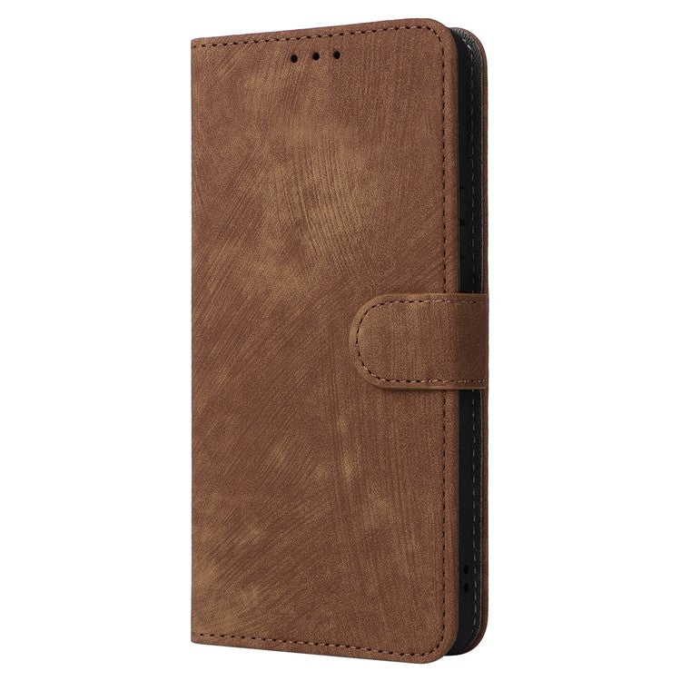 For Huawei Pura 70 Ultra Case with Hand Strap RFID Blocking Wallet Leather Cover - Brown