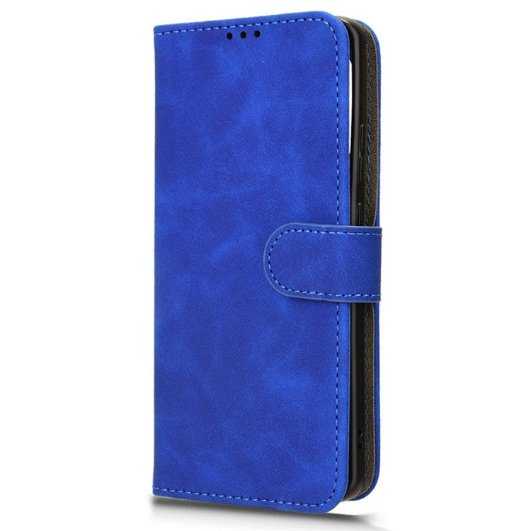 For Motorola Edge 50 Ultra 5G / Moto X50 Ultra 5G Case Leather Wallet Protective Phone Cover - Blue