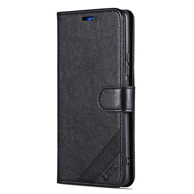 AZNS For OnePlus Nord CE4 5G / Oppo K12 Case PU Leather Magnetic Buckle Wallet Phone Cover - Black